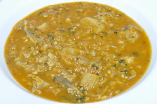 Jak uvařit dršťková falešná polévka? Snadné recept, připravený za Do 30 minut